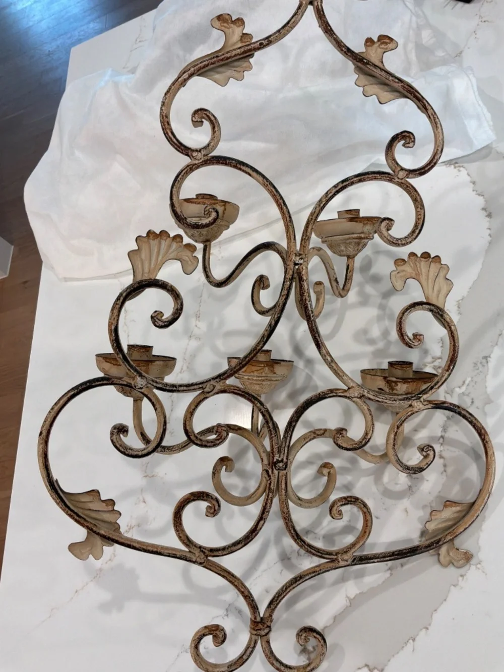 Wall candle holder